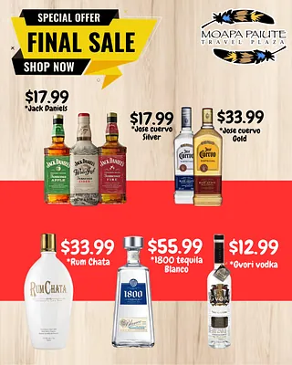 A selection of alcohol