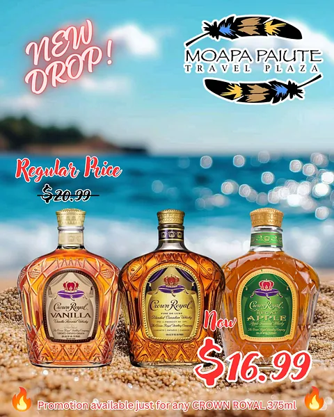 3 Crown Royal bottles